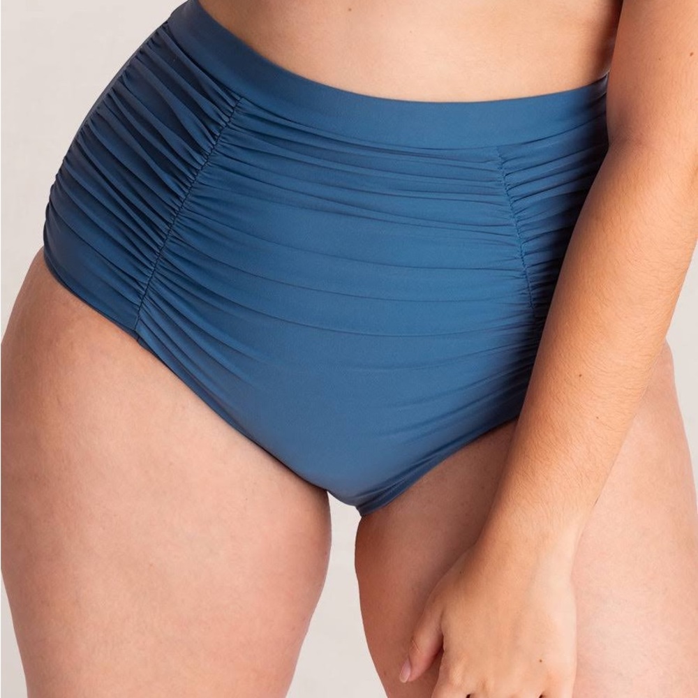 “Essentials High-Waisted Control Bikini Bottom”